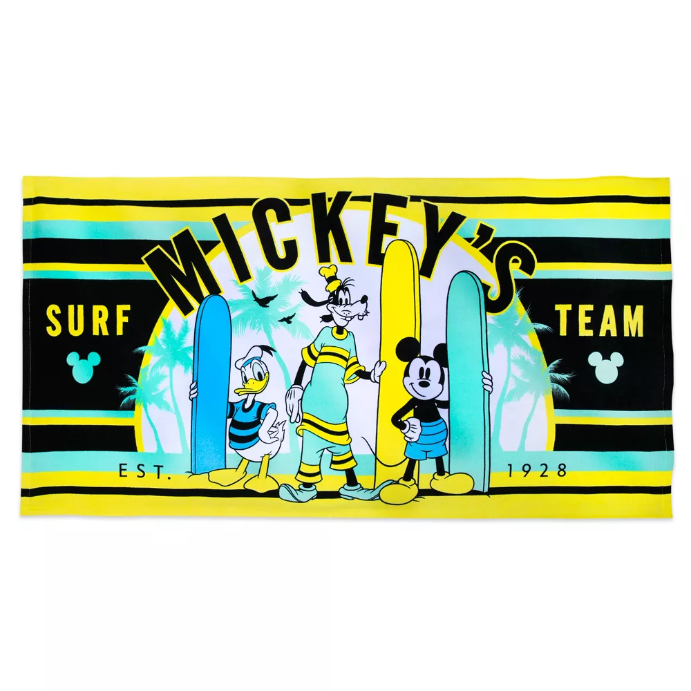 Disney Store Serviette De Plage Mickey Et Ses Amis