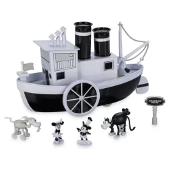 Bateau Musical Mickey Et Minnie Steamboat Willie Disney100 Decades