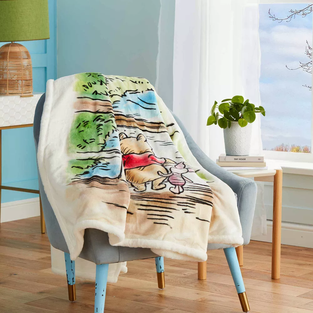 Disney Store Plaid Polaire Winnie L'Ourson Et Ses Amis – Image 2