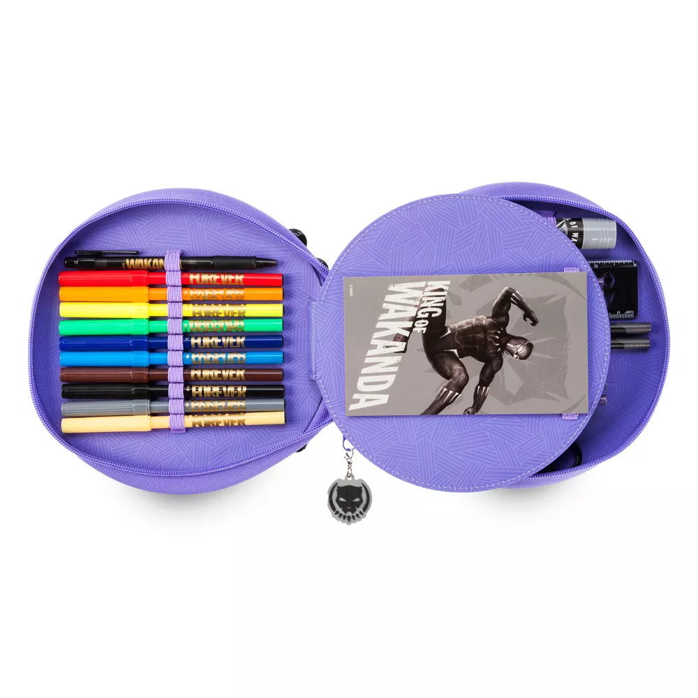 Disney Store Kit De Fournitures Black Panther Zippé – Image 2