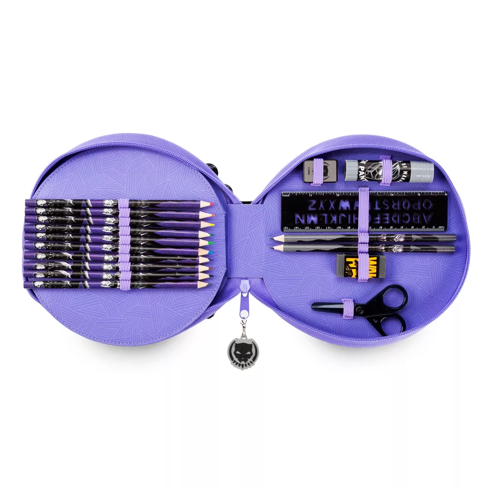 Disney Store Kit De Fournitures Black Panther Zippé – Image 3