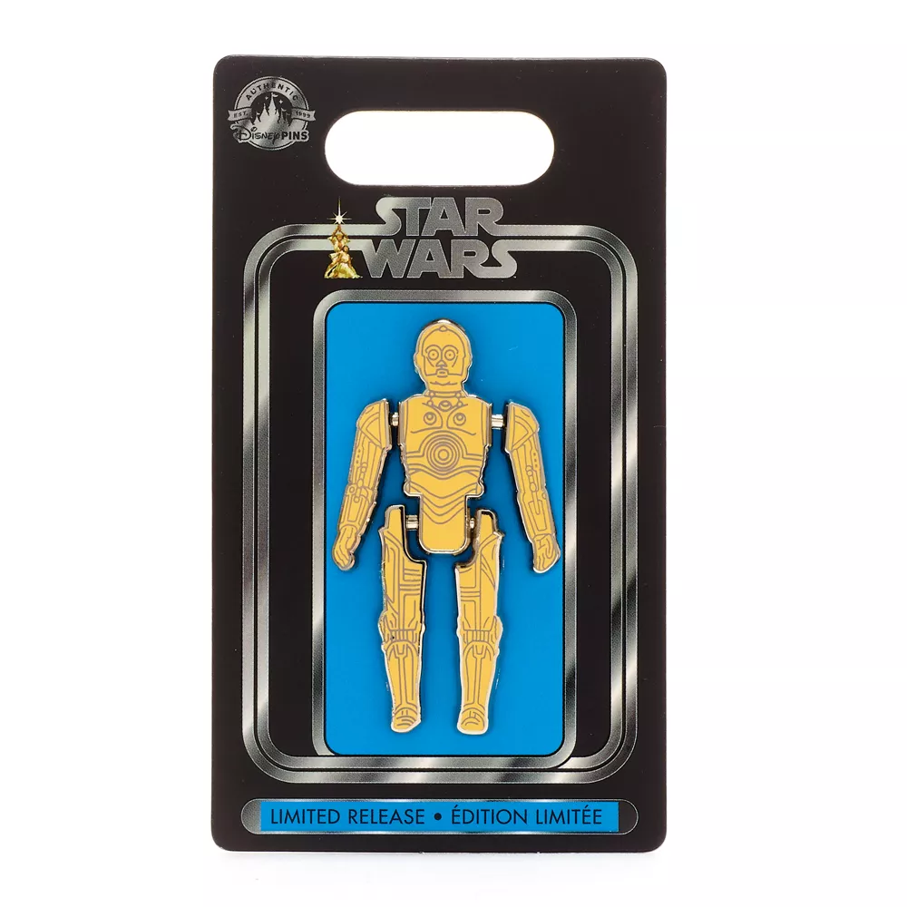 Disney Store Pin's De Figurine Vintage C-3PO, Star Wars – Image 3