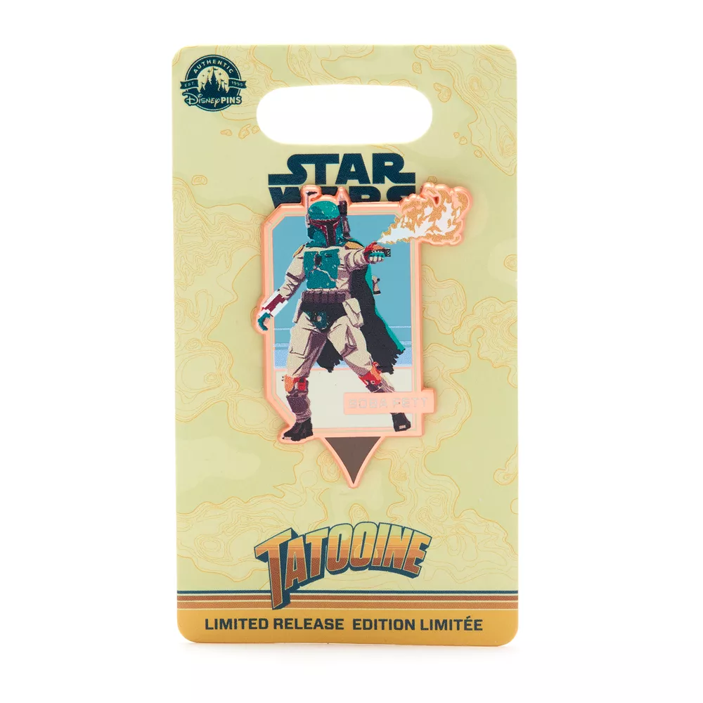 Disney Store Pin's Boba Fett Star Wars Planets Tatooine En édition Limitée – Image 2