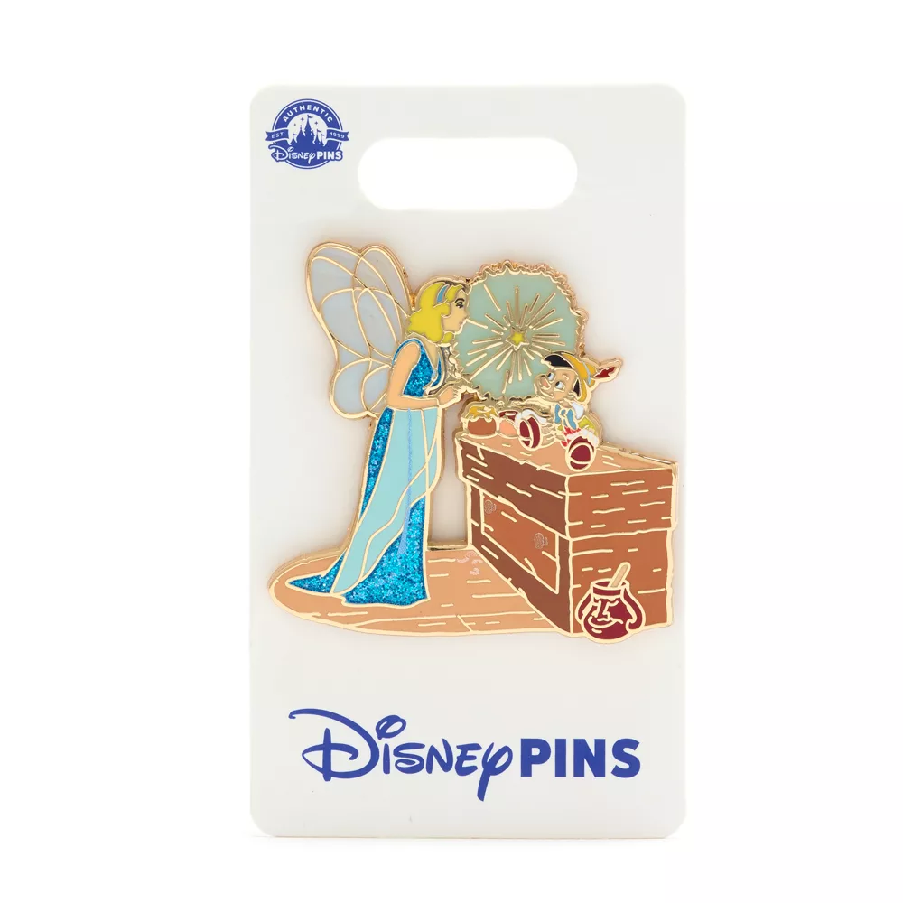Disney Store Pin's Pinocchio Et La Fée Bleue – Image 2