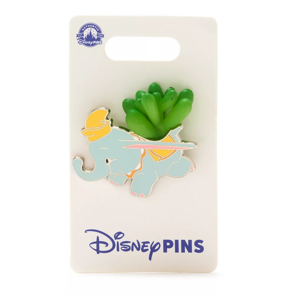 Disney Store Pin's Dumbo Avec Plante Artificielle – Image 2