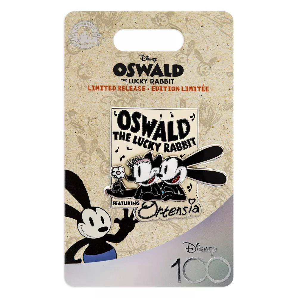 Pin's Oswald Le Lapin Chanceux Et Ortensia En édition Limitée Disney100 – Image 2
